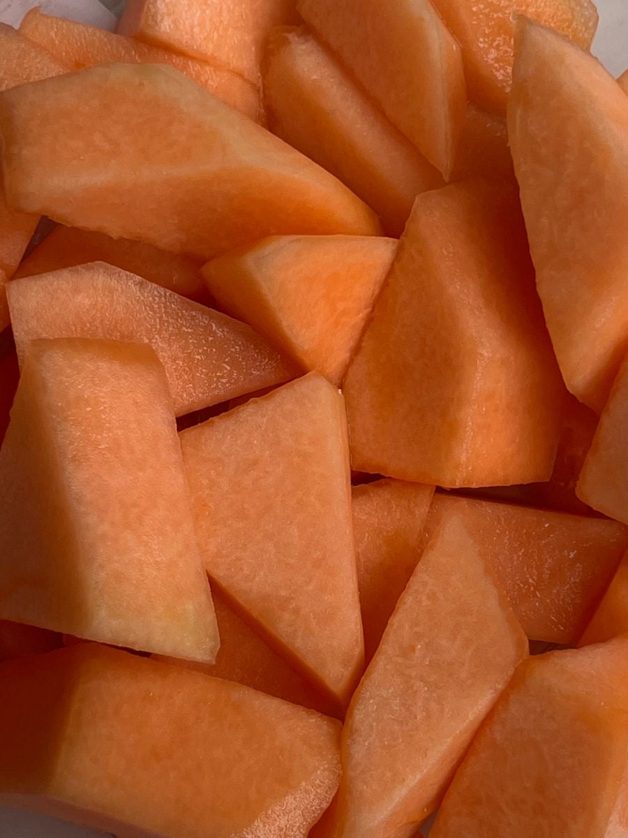 Cubed Cantaloupe